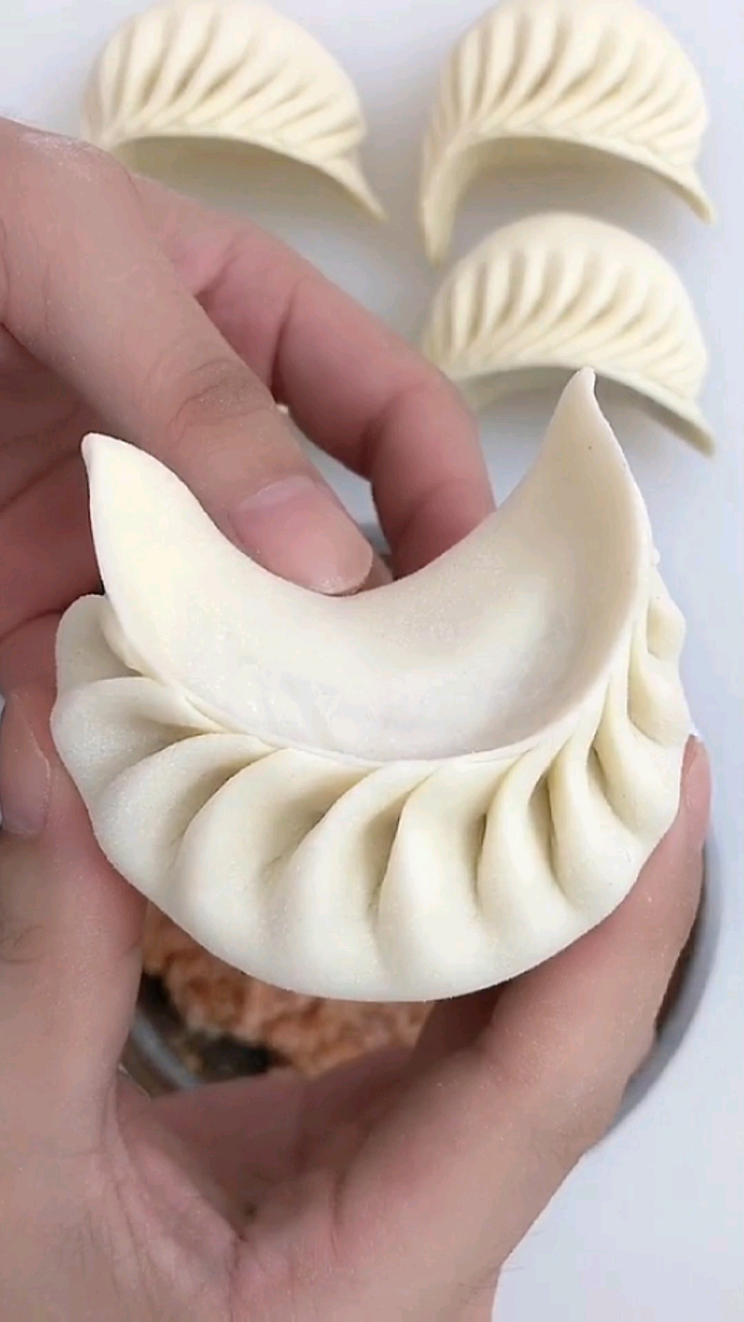 月牙饺子慢动作