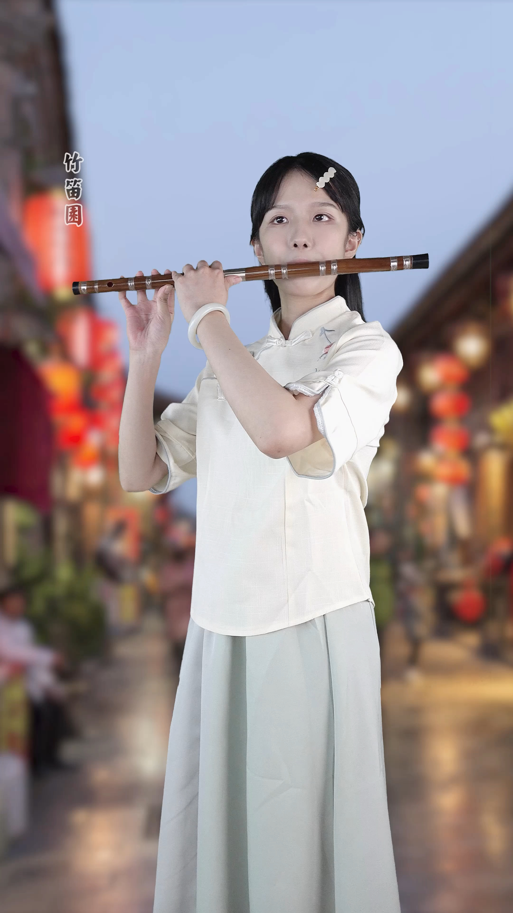 古典中国风#骁,笛子演奏