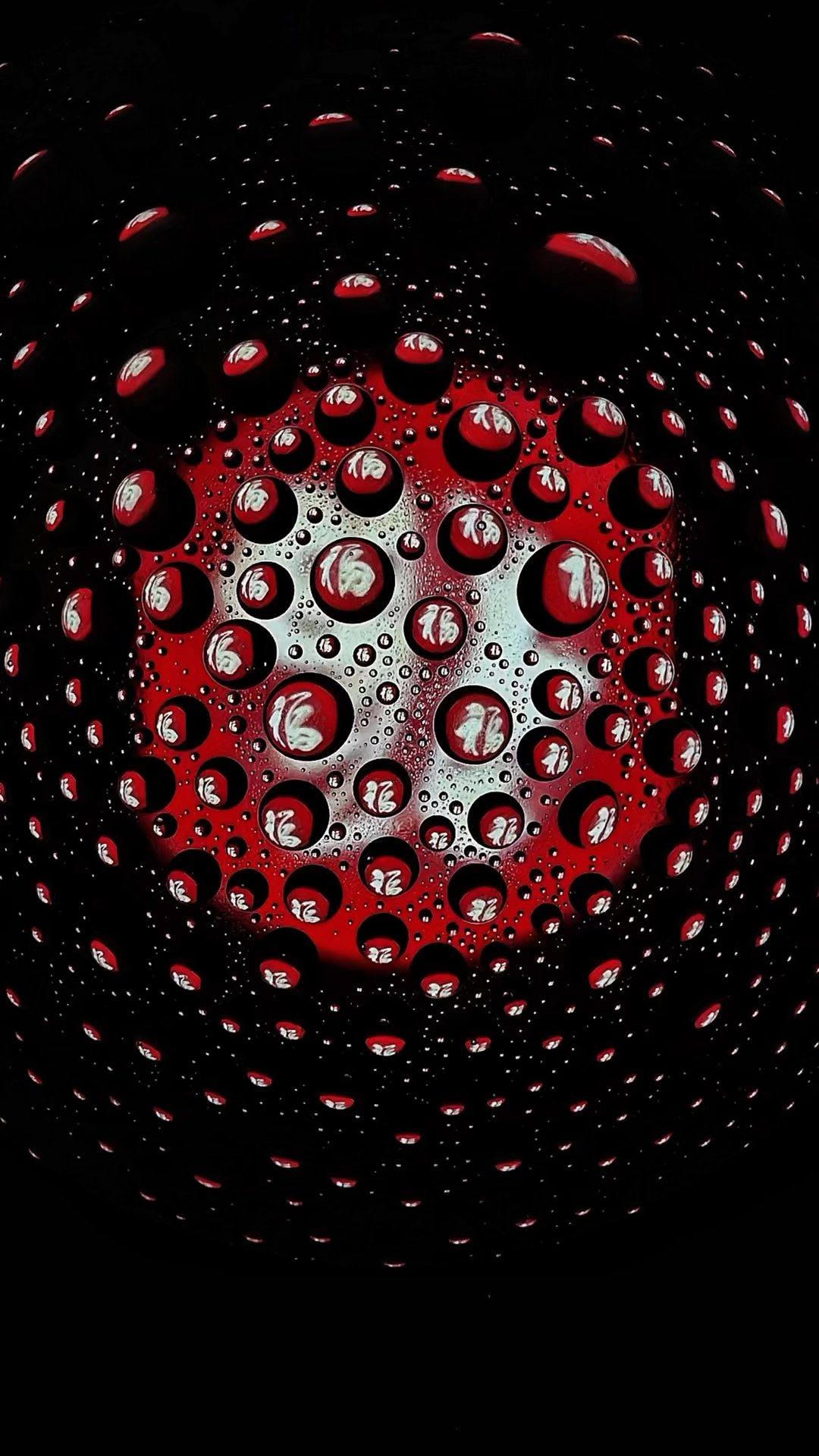 全民书法秀这种满天水滴福字美极了