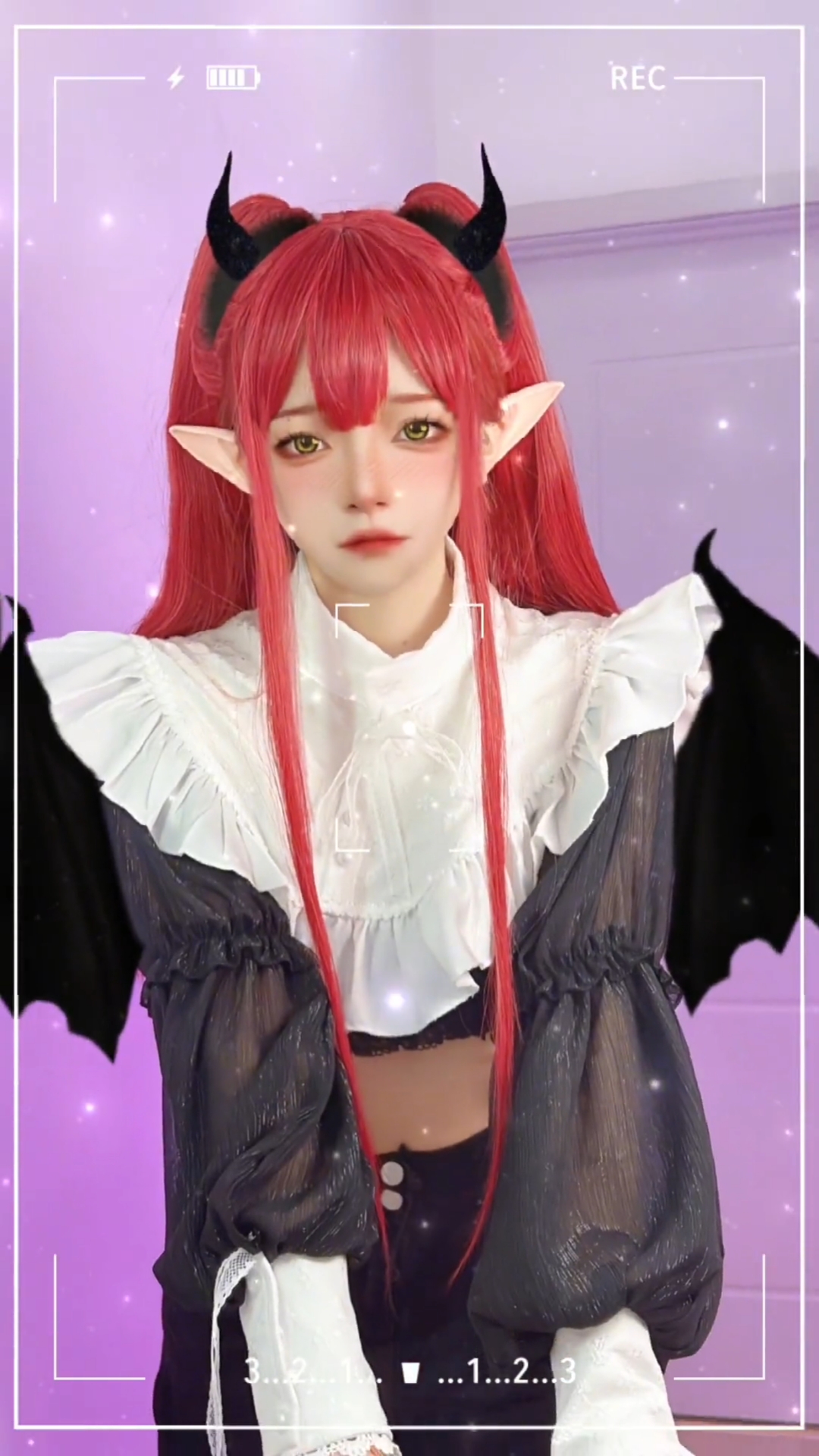 喜多川海梦#你们要的魅魔来了,快艾特你女朋友给你cos