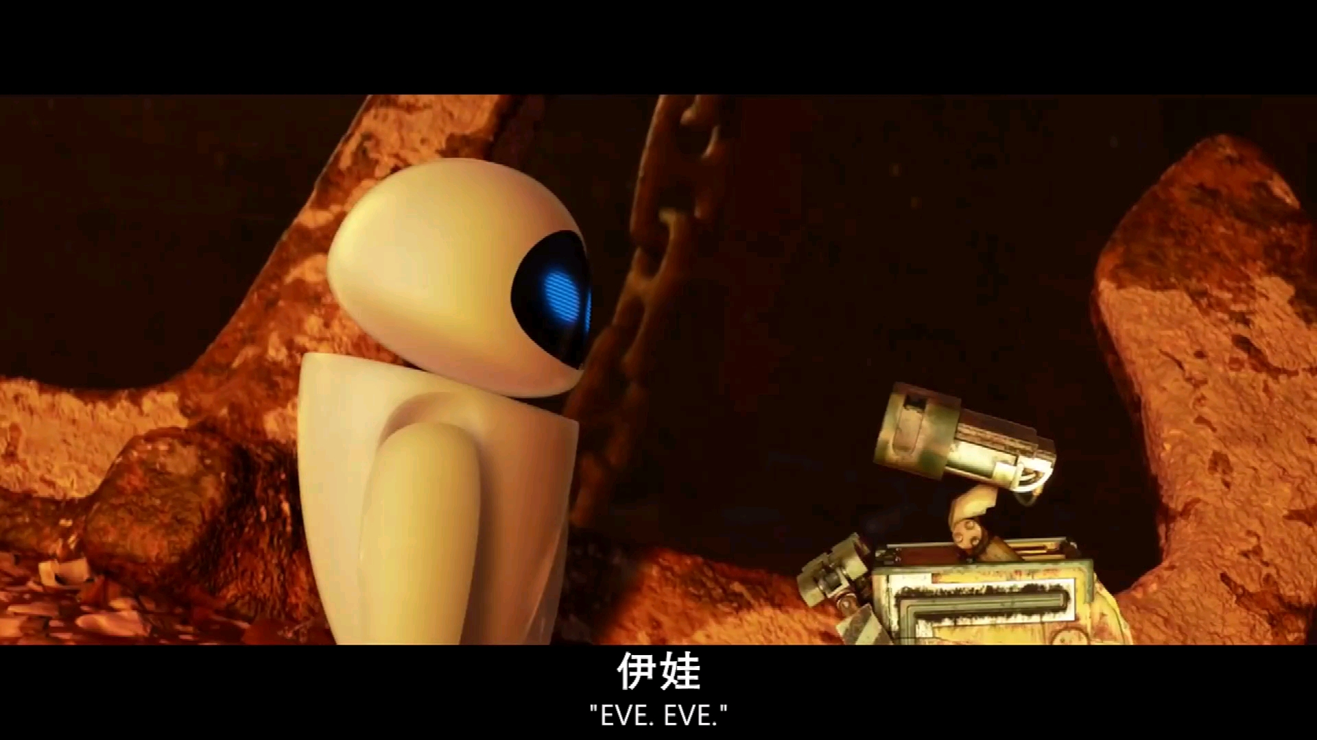 我的观影报告,机器人总动员,瓦力带着伊娃参观自己的收藏