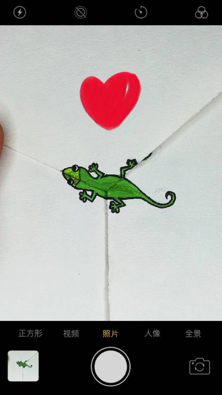 折纸画#小壁虎能有什么坏心眼呢?-全民小视频