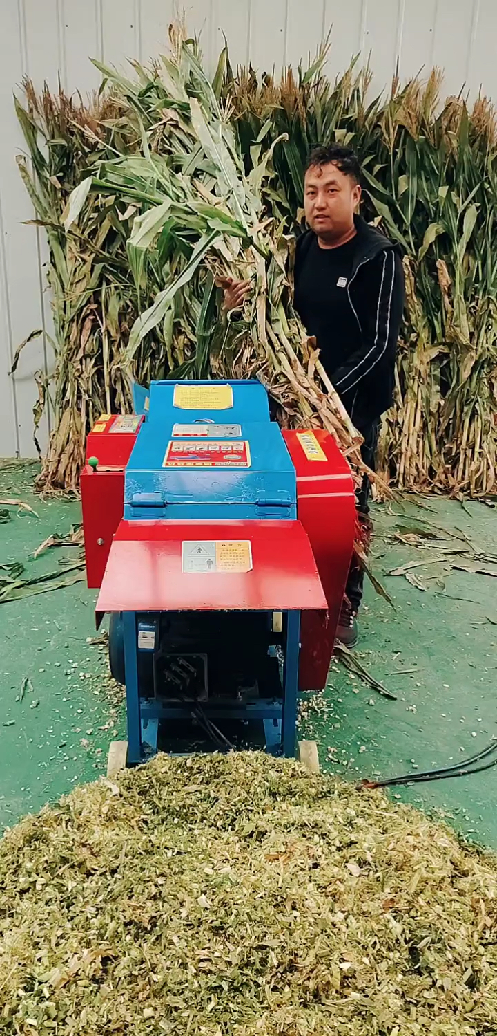 三相电6.8吨铡草揉丝机