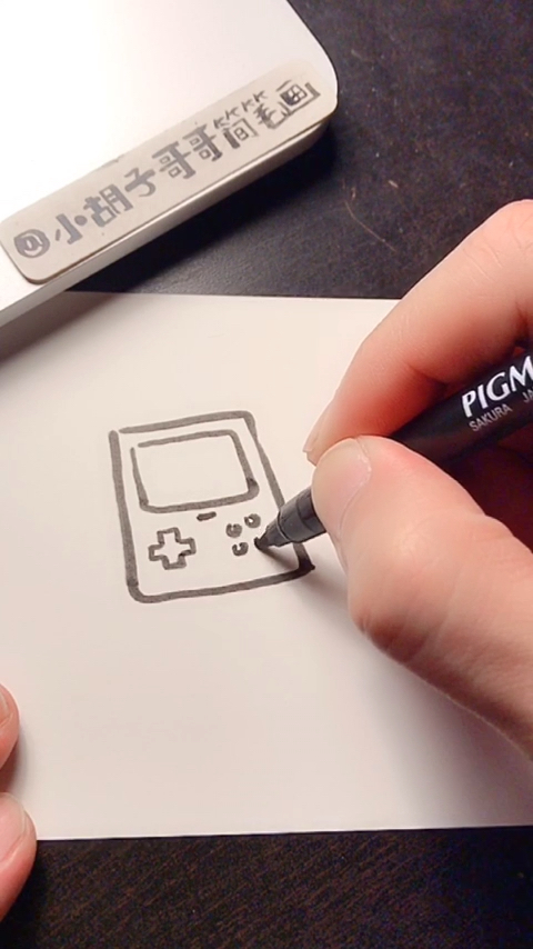 #简笔画#游戏机简笔画～手帐简笔画～