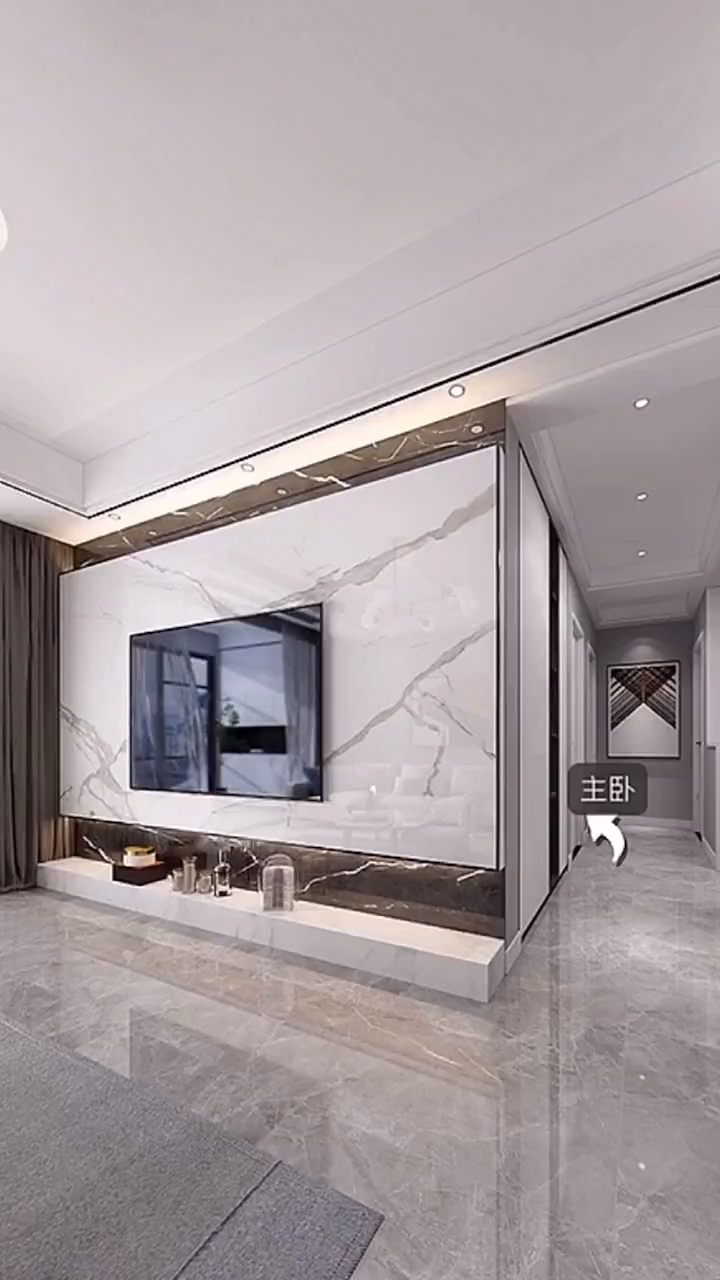 电视背景墙#2021流行的客厅装修