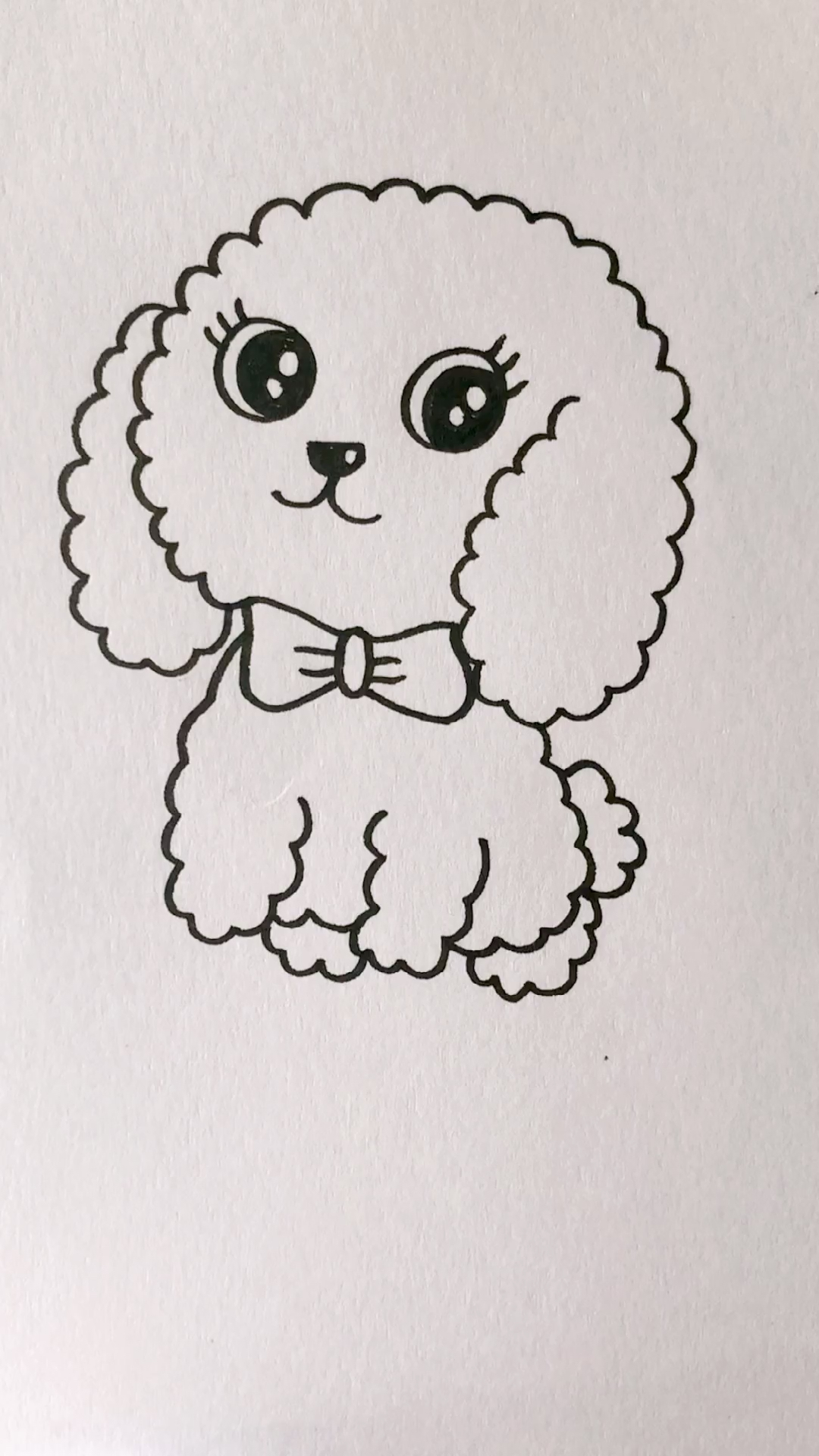 简笔画教程#可爱的小狗狗#简笔画#画画#育儿