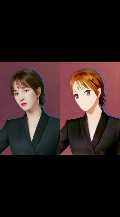 一键动漫#无与伦比的美丽,古力娜扎陈小纭