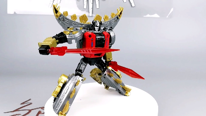 变形金刚##47【邹小茹】嚎叫剑龙天元之力机器恐龙国产黑曼巴修罗王g