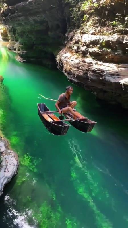 我要上热门#水清则无鱼果然是真的