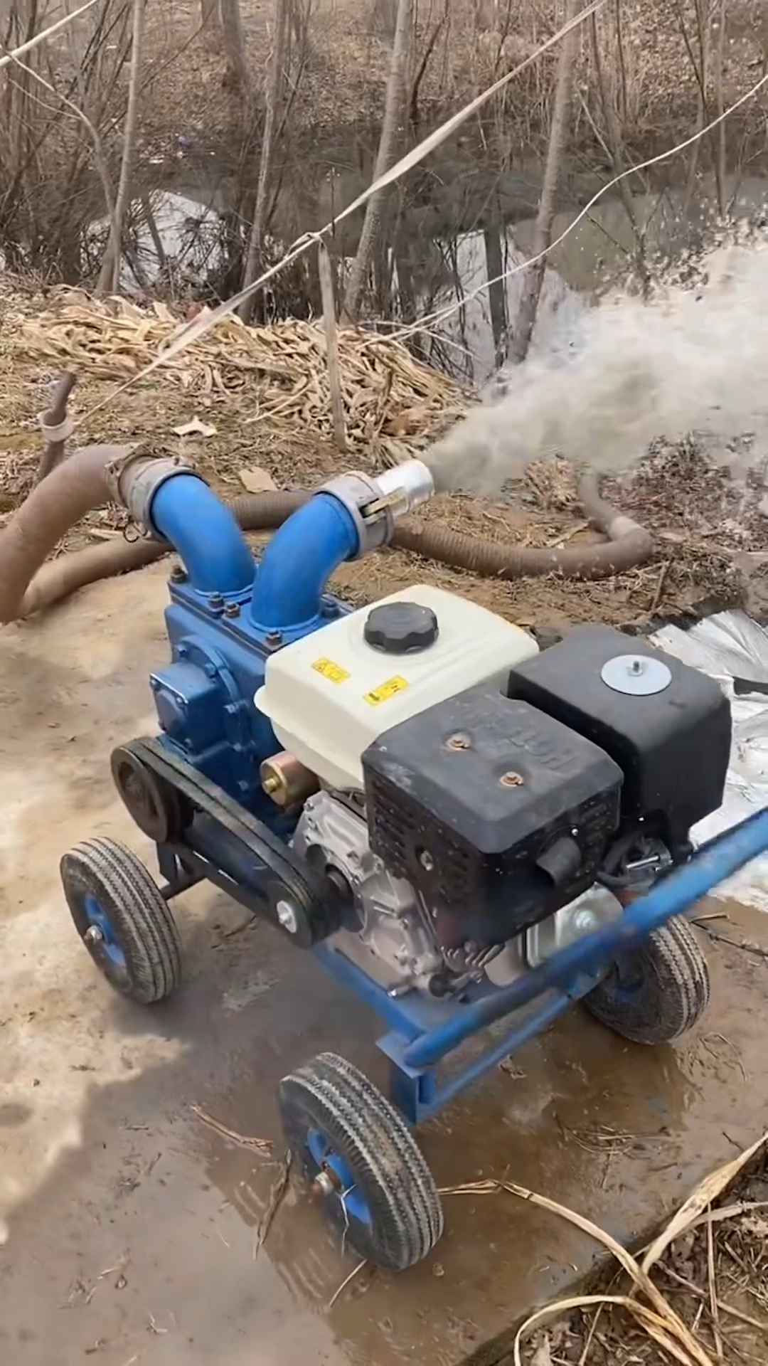 带你看三农多功能抽粪机家用养殖户用都是可以的吸粪排污一机多用