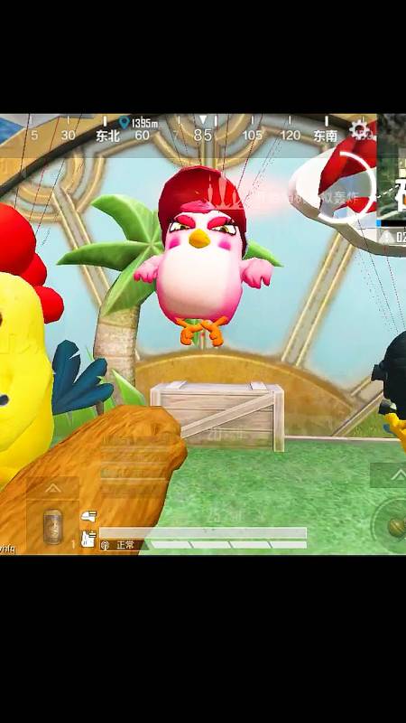 和平精英经典模式中更新出了四个小鸡仔大家猜一猜谁是老大