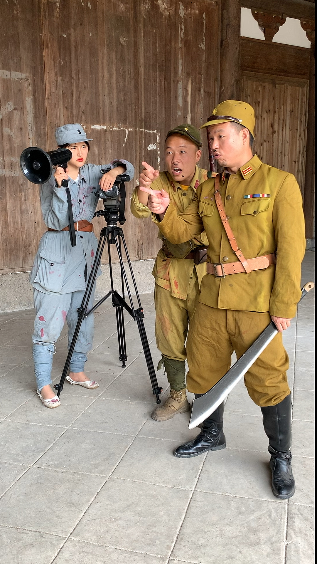 演员拍戏现场花絮幕后