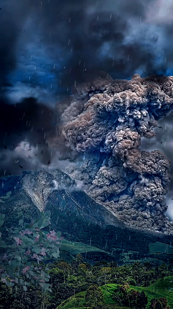 遇见好风景#扶摇直上的龙卷风发出像连续爆炸似的响声肆虐地来了.