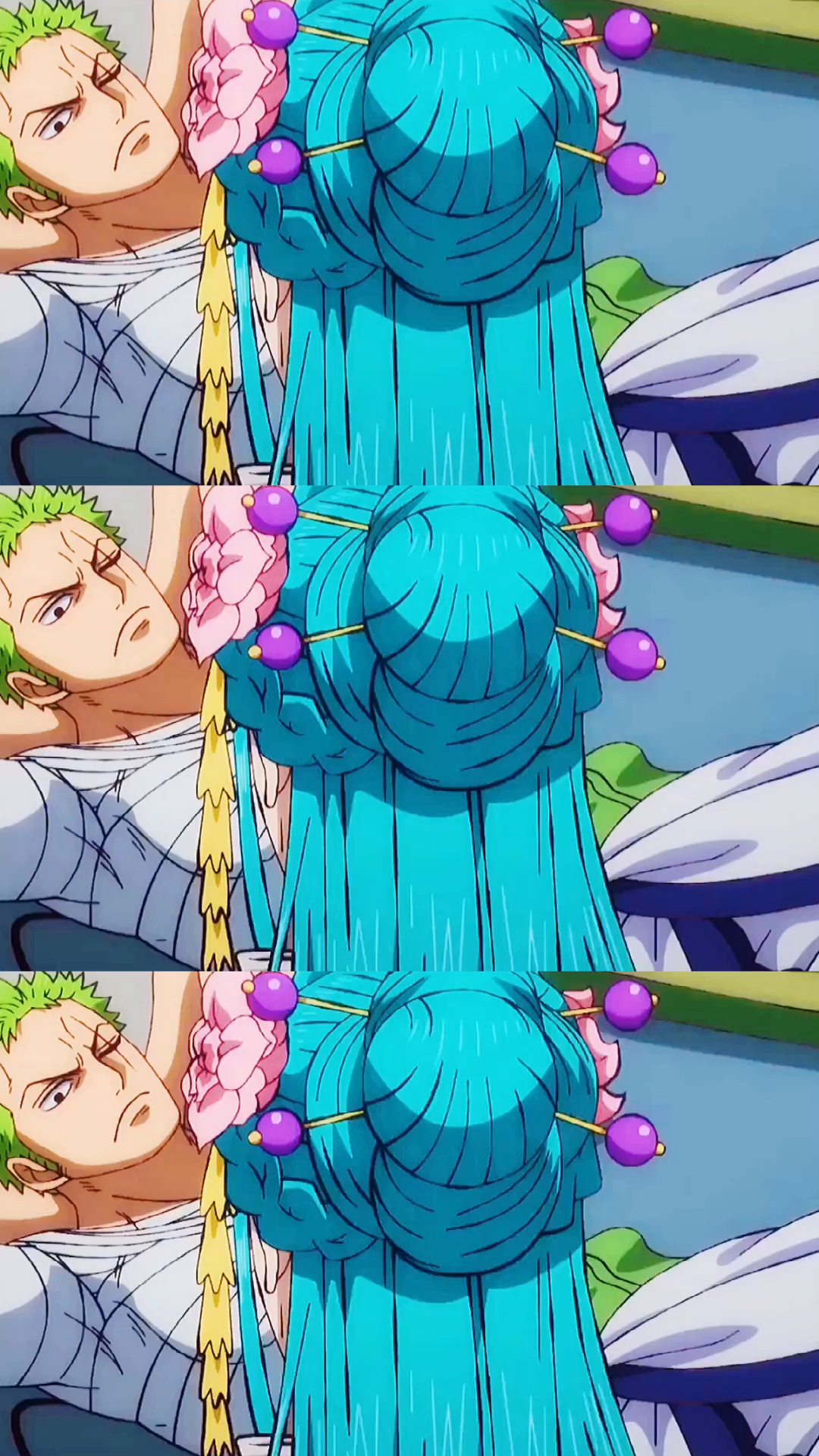 动漫#唯一能睡在索隆怀里的女人,小紫:"这也太幸福了吧!