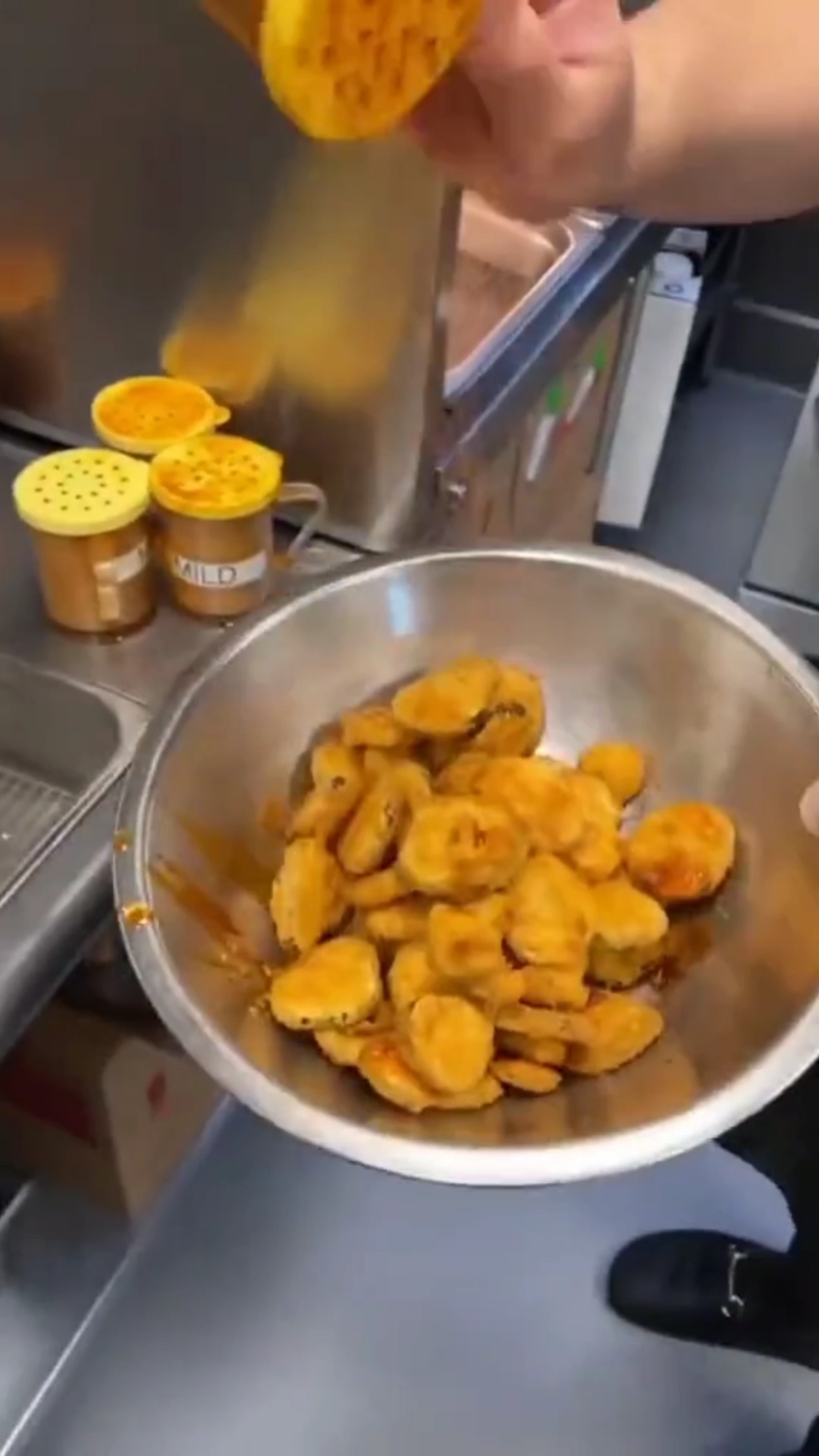 音为有你#炸黄瓜片,也是好吃的美食,味道不错