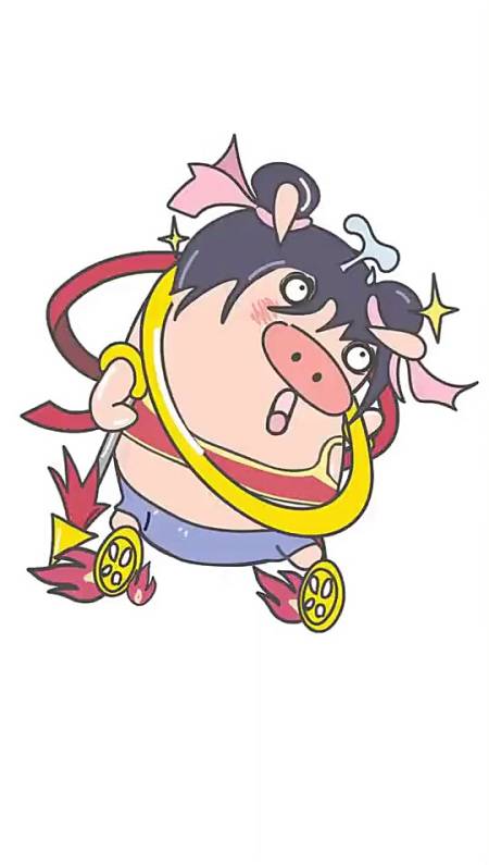 动漫哪吒踩着风火轮来啦