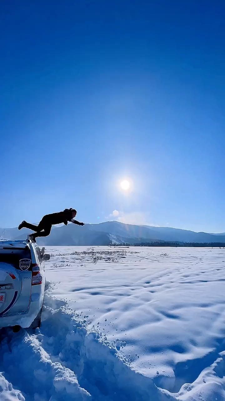 最美风景#全网最牛的超人跳雪等你来挑战