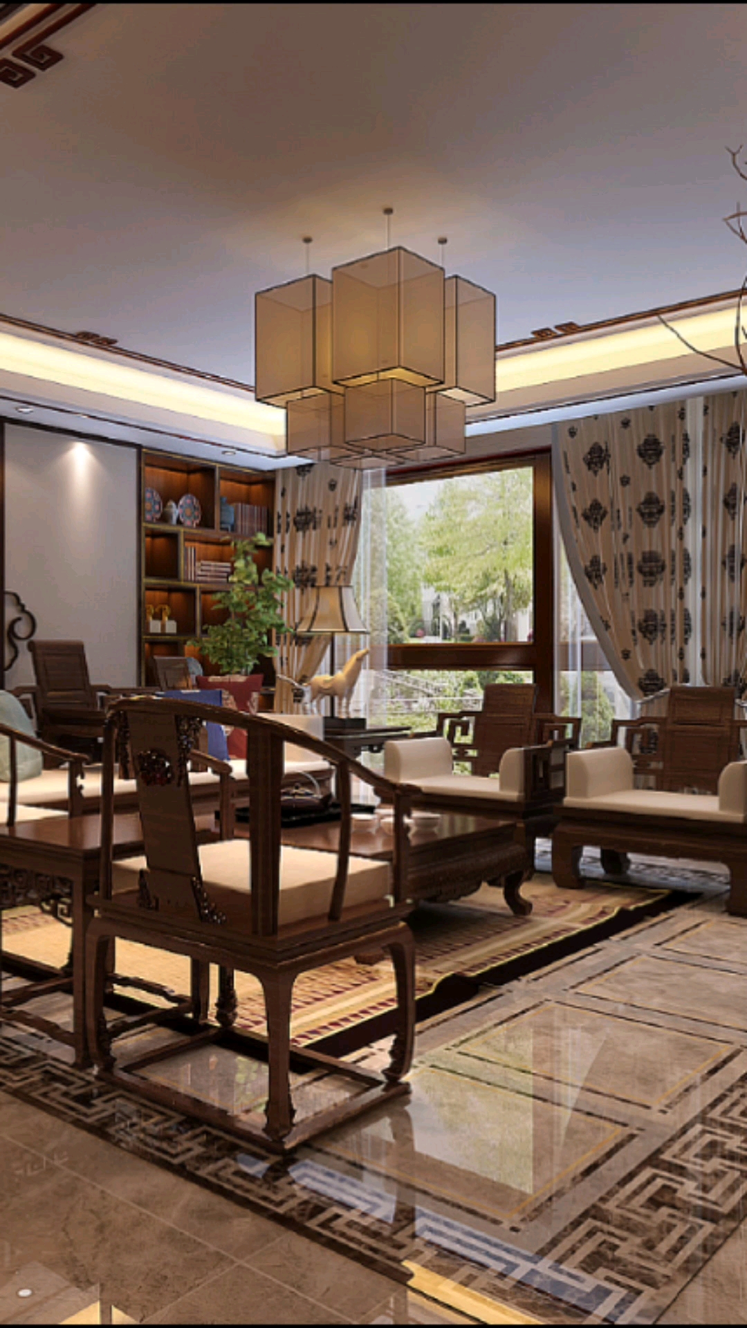 中式装修风格,红木家装彰显大气,沉稳,是身份地位的象征!