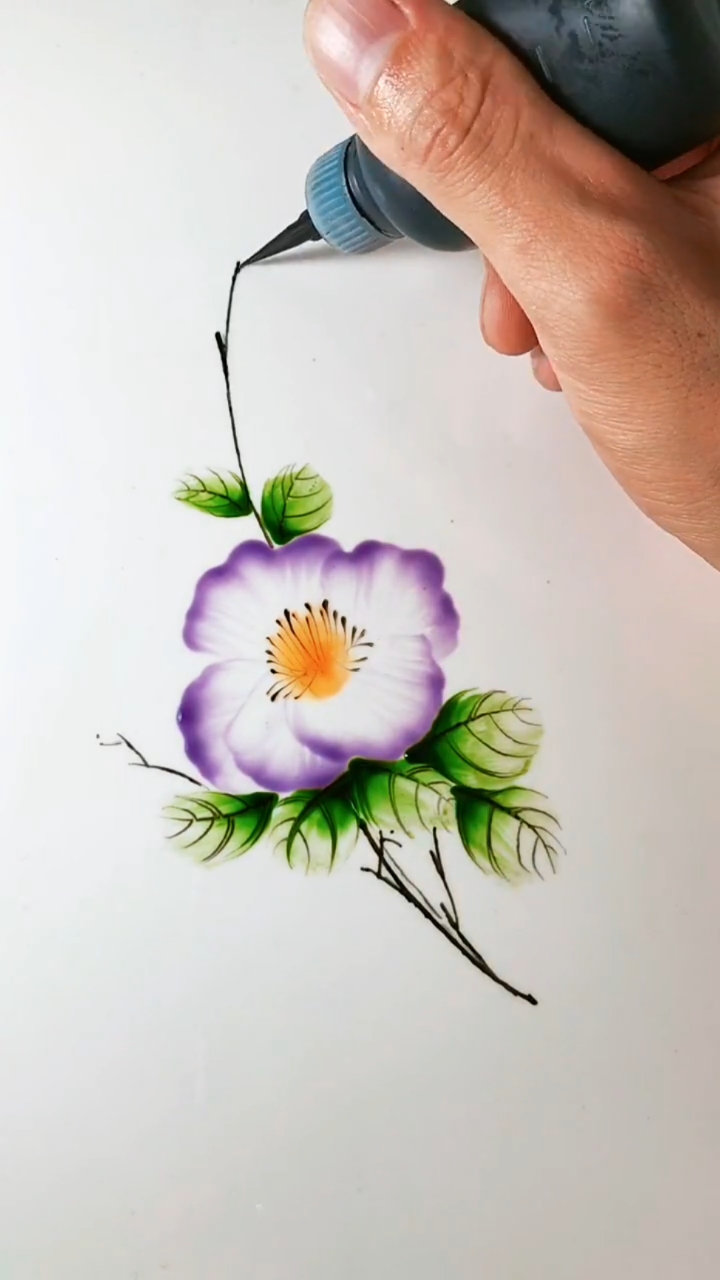 果酱画#简单盘饰画