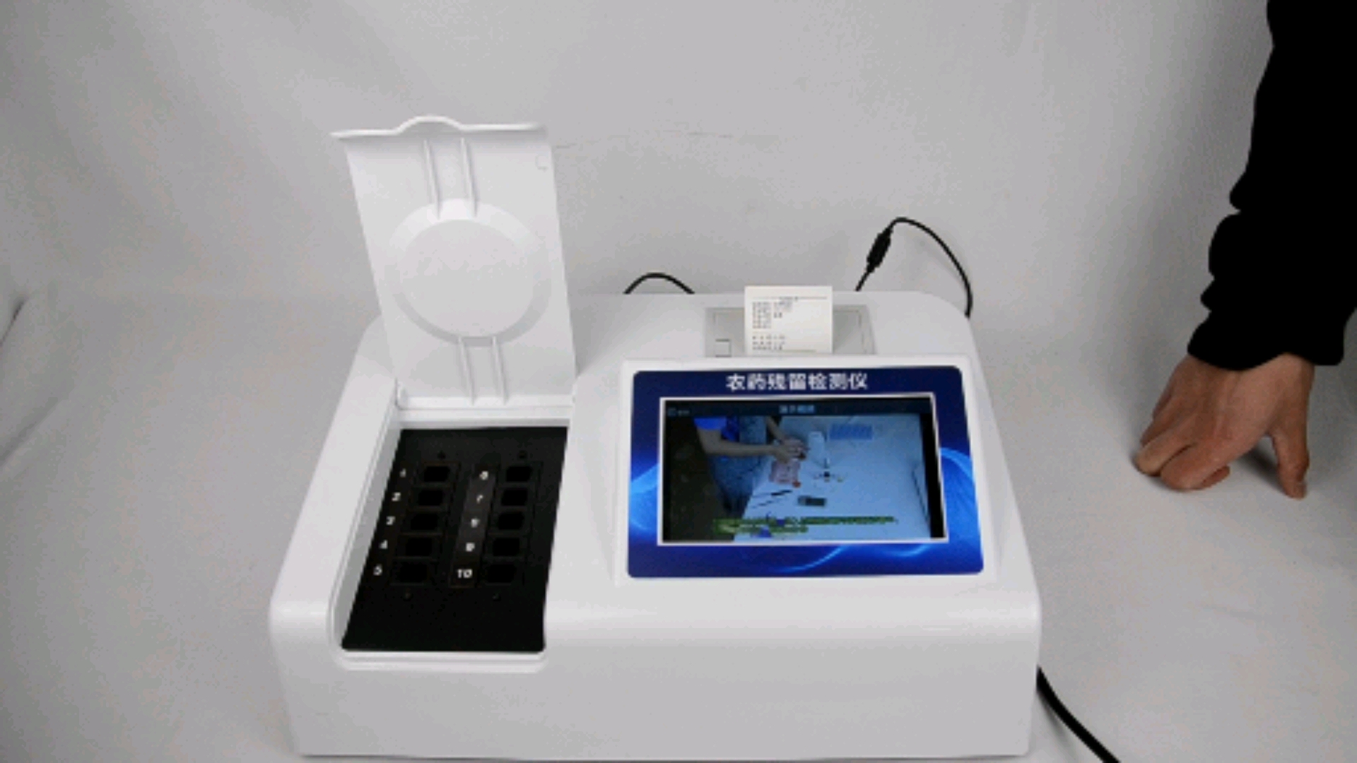 食品安全#农药残留检测仪,检测农作物蔬菜水果农药残留情况