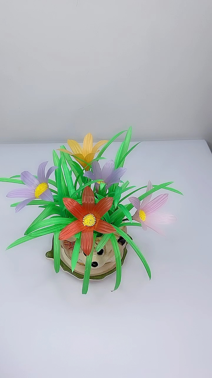 手工制作#吸管花美出新高度