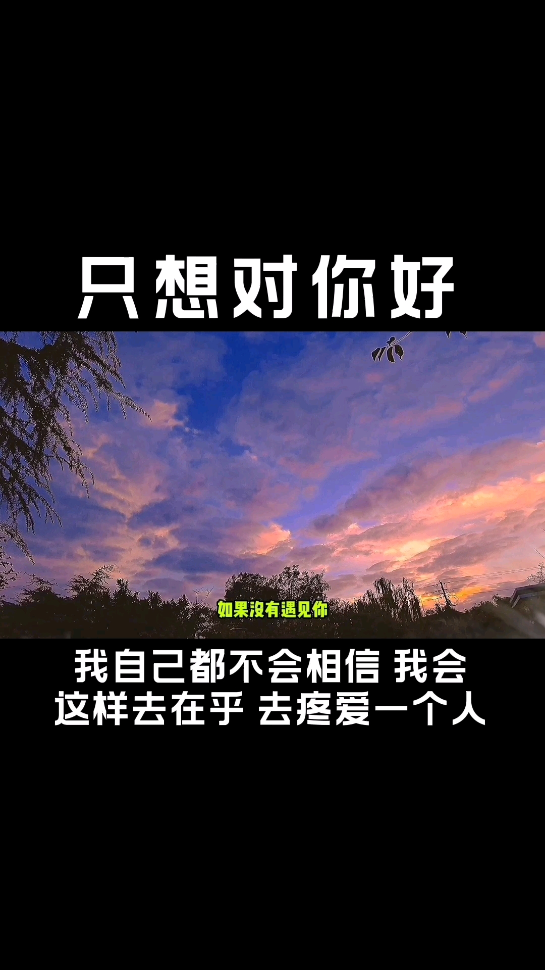 扎心情感语录#我爱你一心一意,没有任何目的