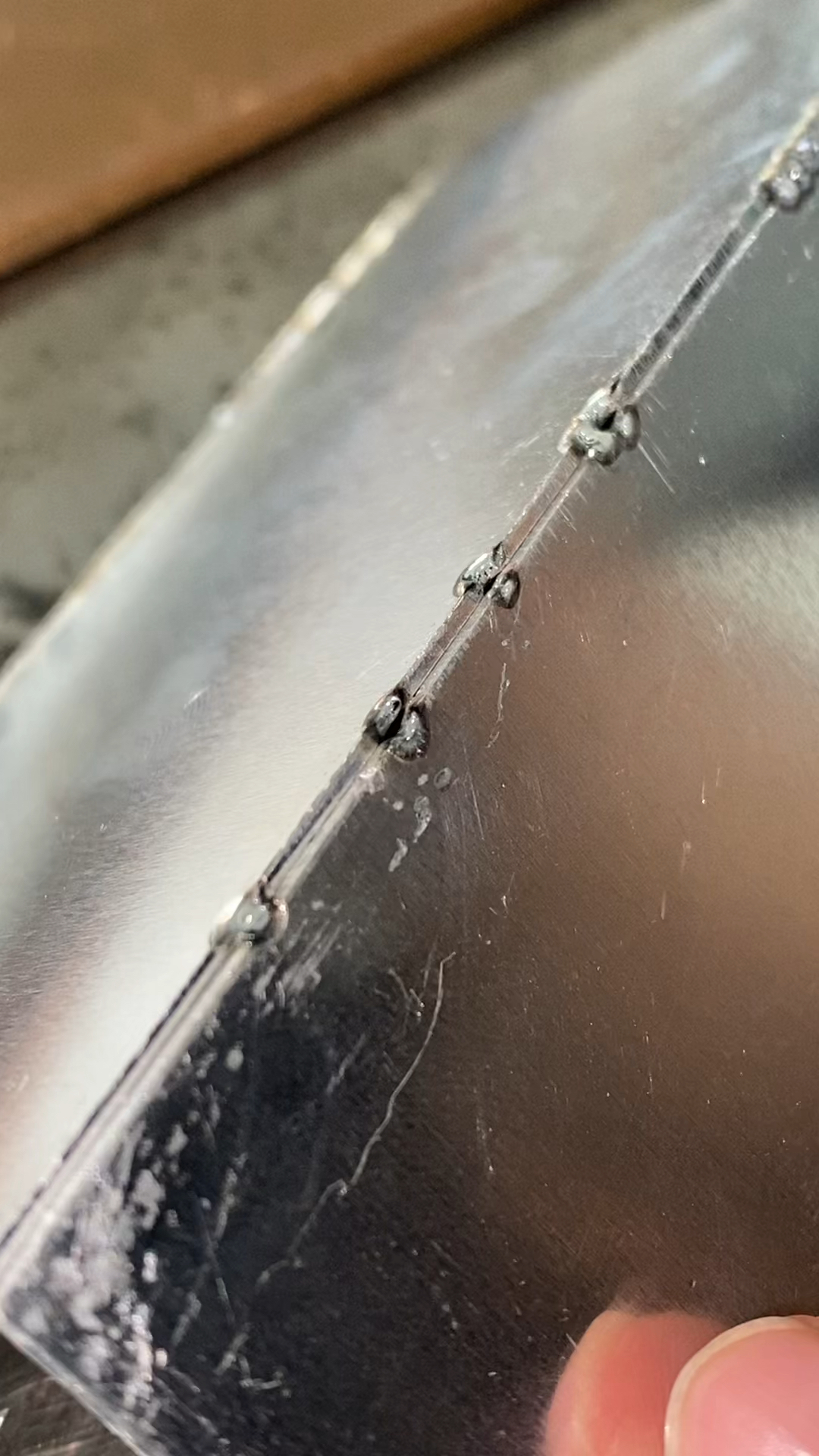 青岛富润冷焊机#铝板焊接,可双面成型