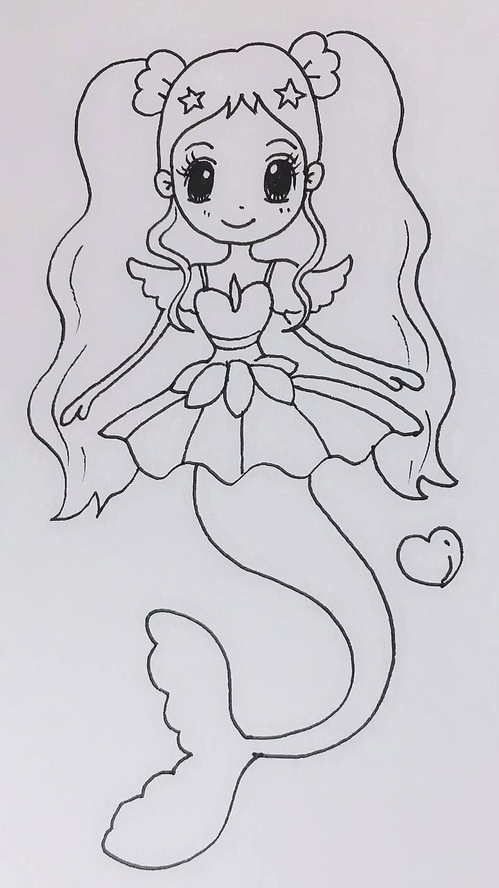 画画原来如此简单#学画公主