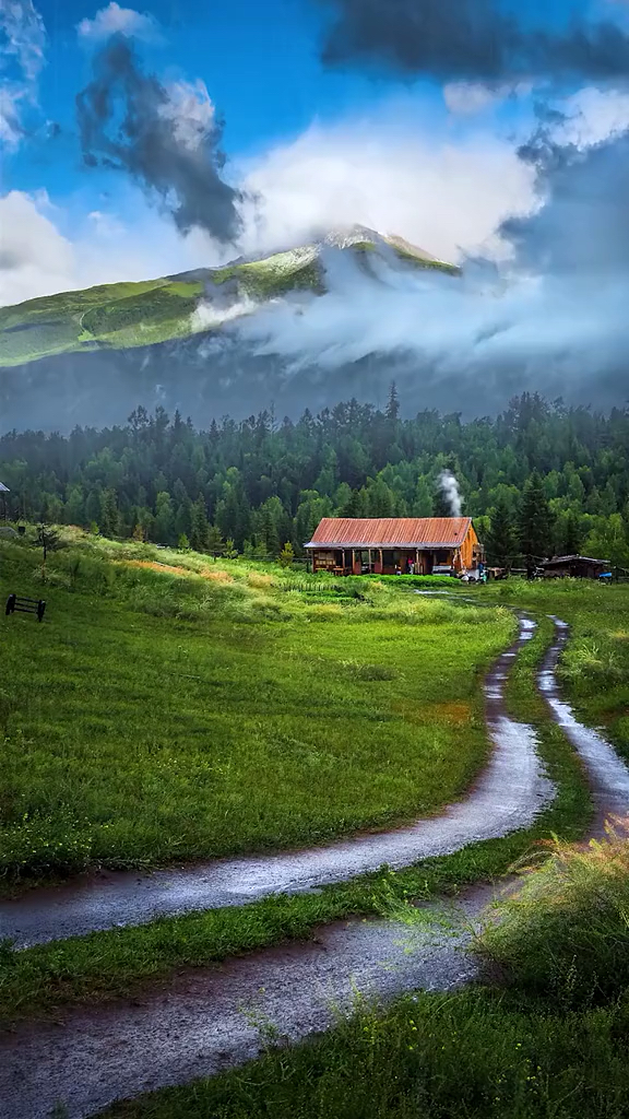 瑞士野外小镇美景