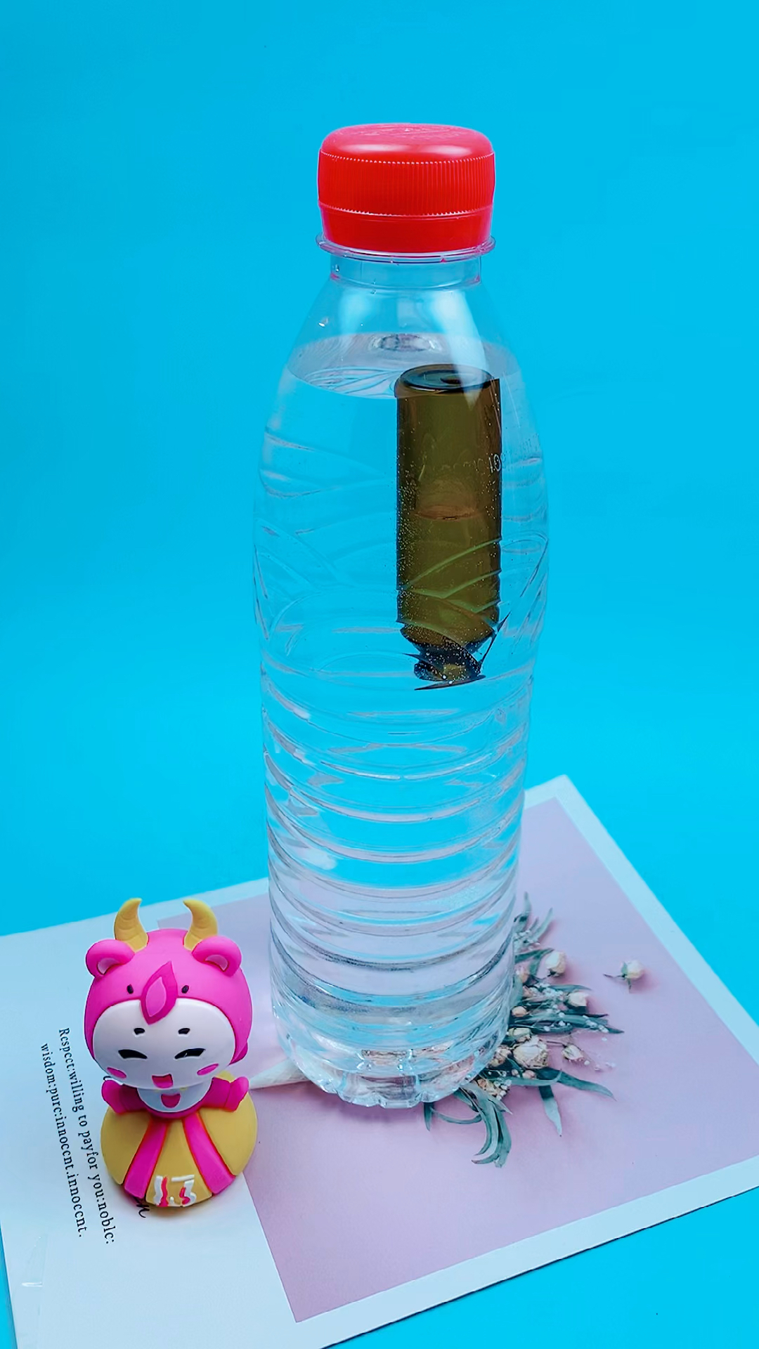 手工制作#用口服液瓶子做个好玩的小玩具-度小视