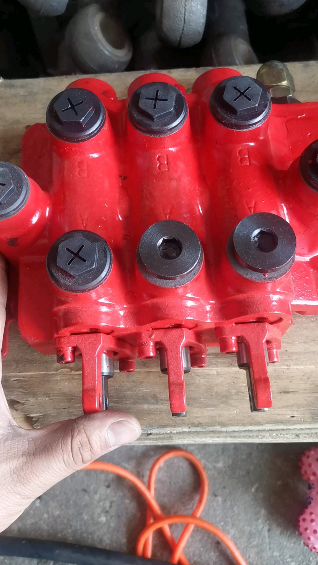 农机配件#玉米收割机分配器-度小视