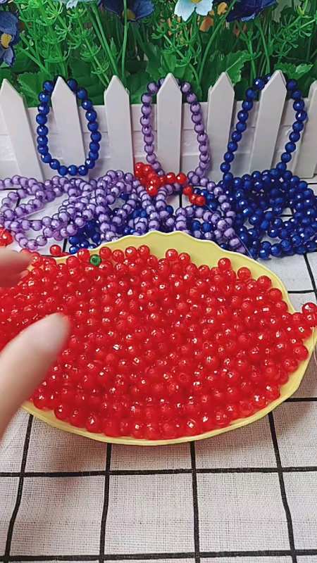 手工活串珠手链.简单好做容易上手