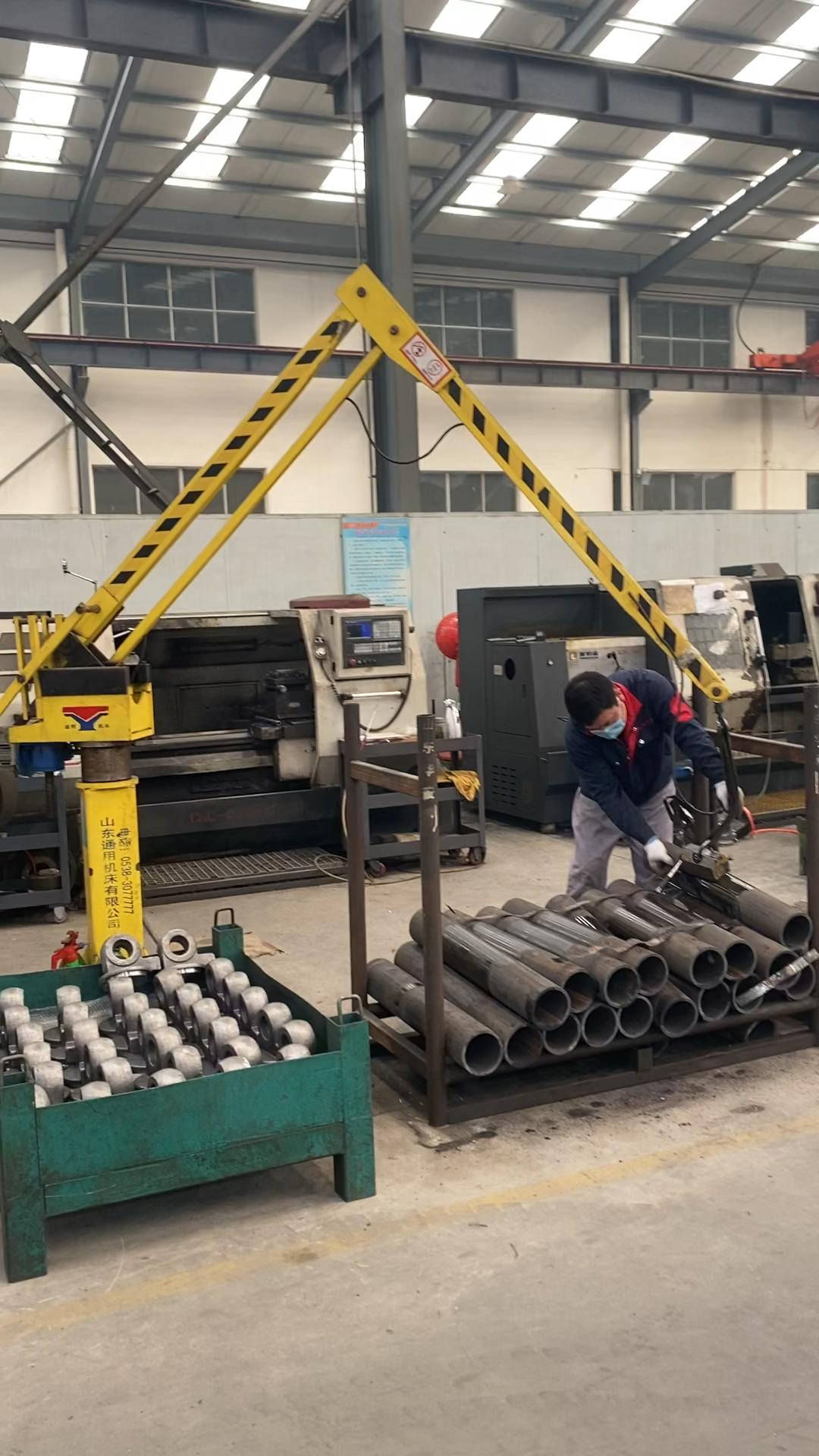 车间吊装小工具,省时省力提高效率-全民小视频