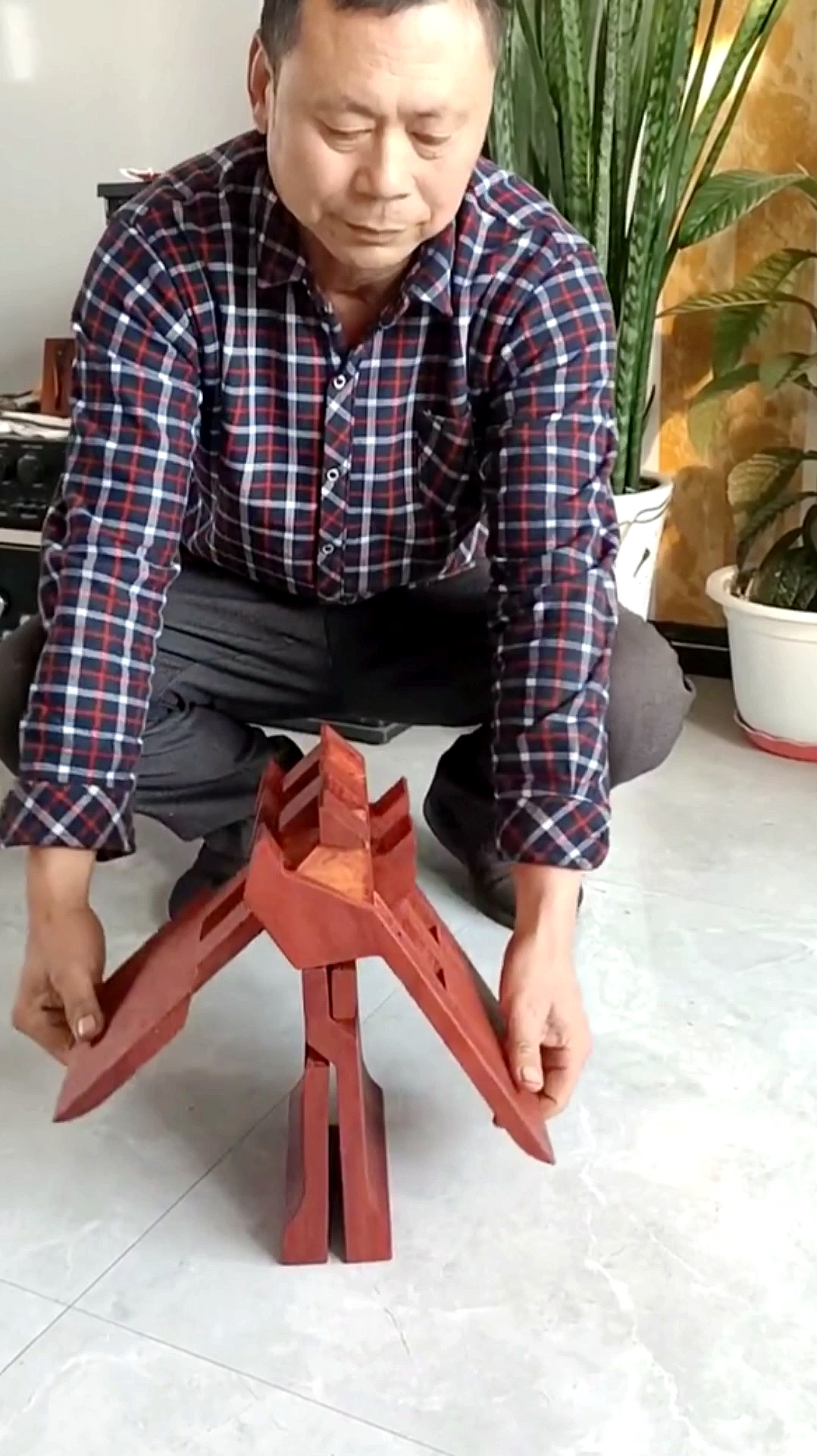 传统工艺#传承中华民族传统工艺鲁班凳