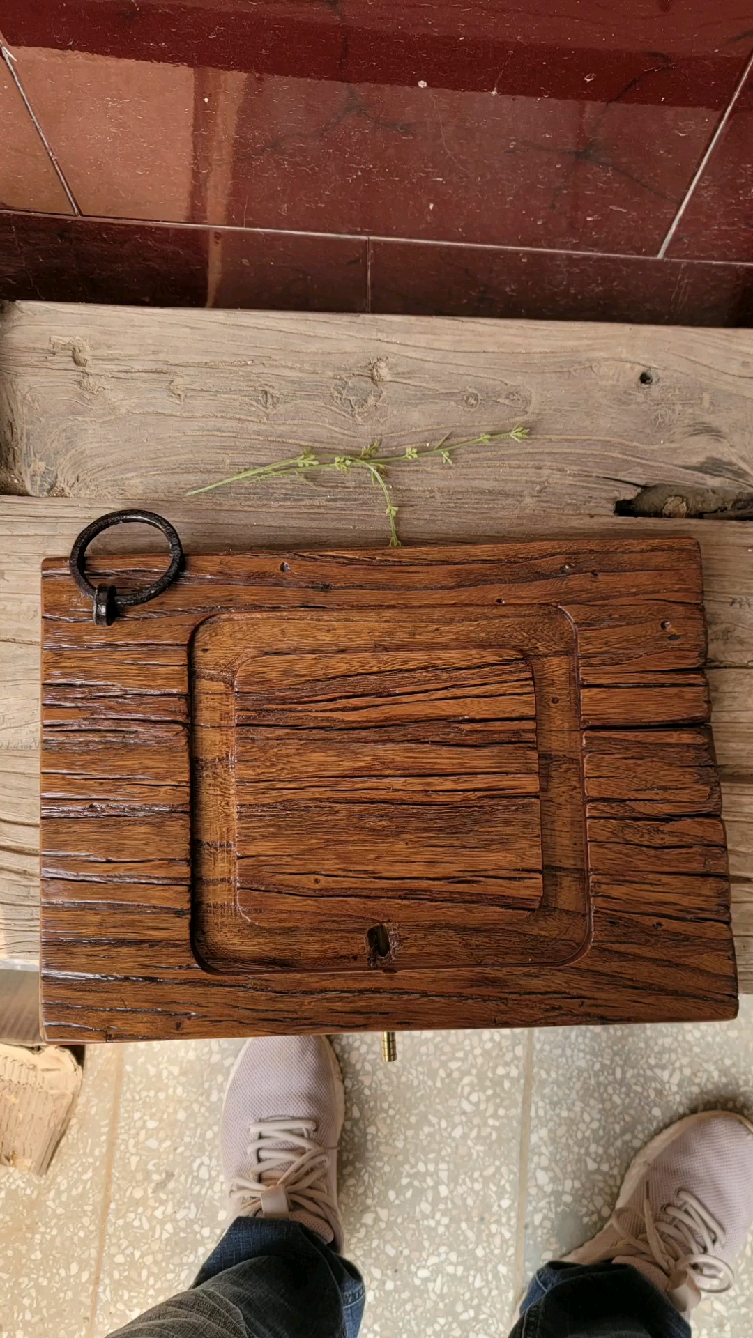 好物推荐#老门板迷你小茶盘-度小视