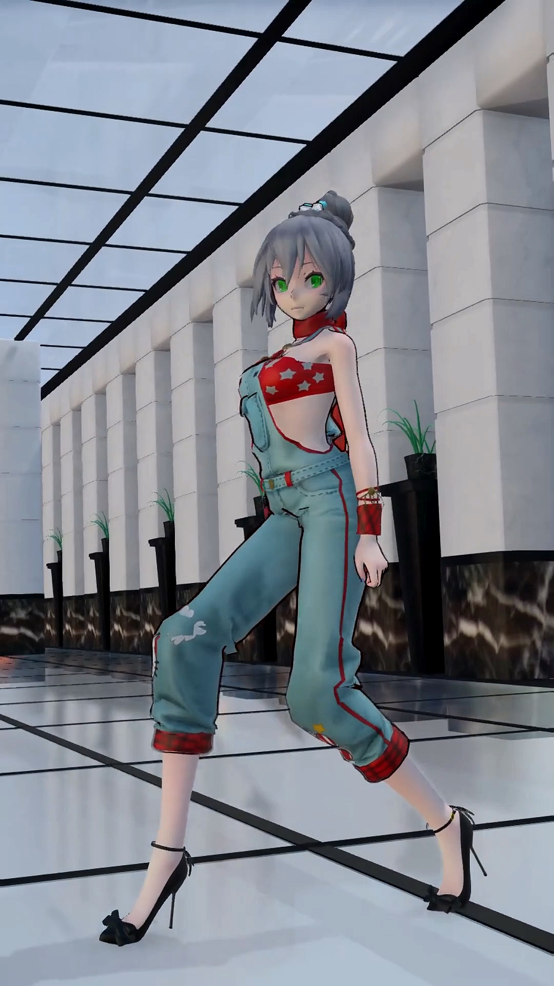 mmd弱音高清3d动漫二次元音乐舞蹈