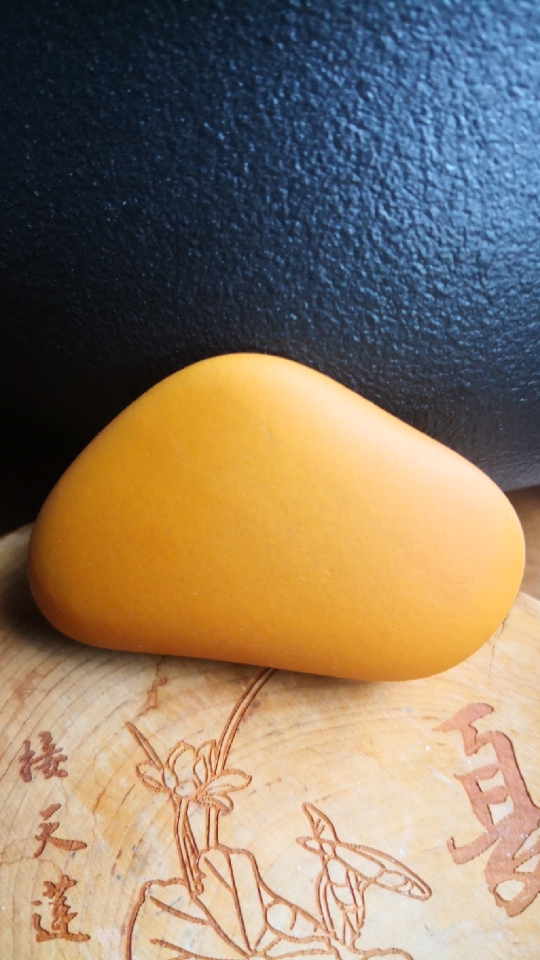 磨砂冻小籽#黄蜡石#收藏#信江出水.