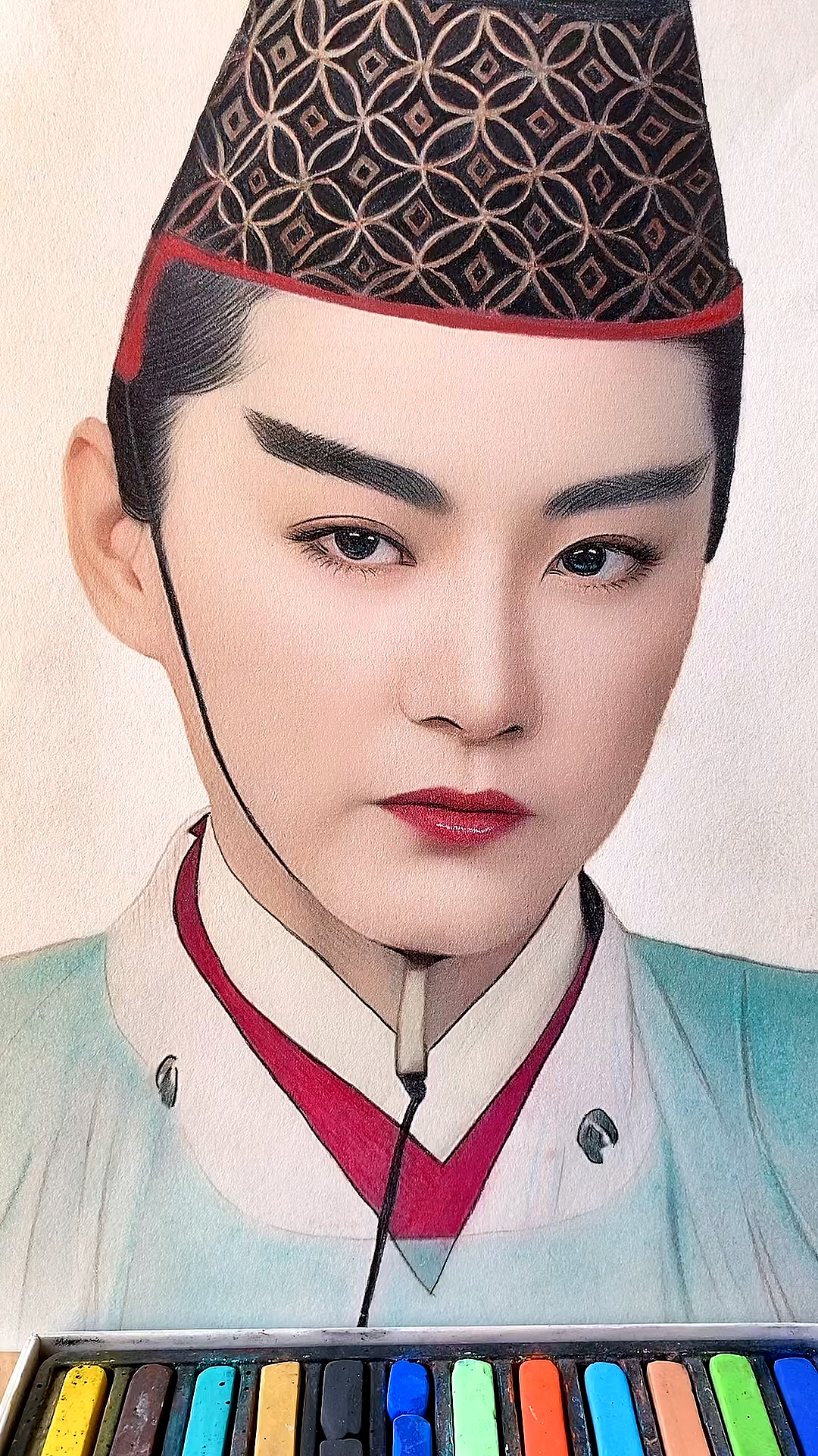 最美东方不败画了38小时才画好大家帮我看看画的像吗林青霞