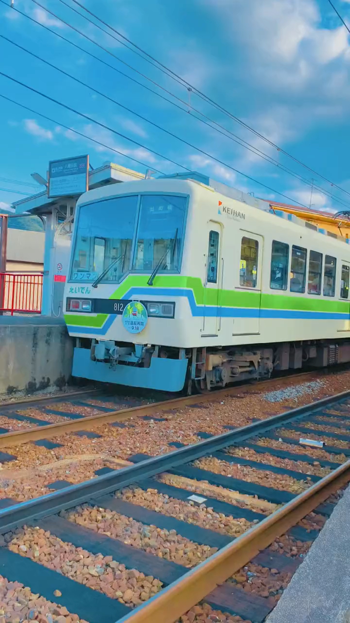 日本电车铁轨美景