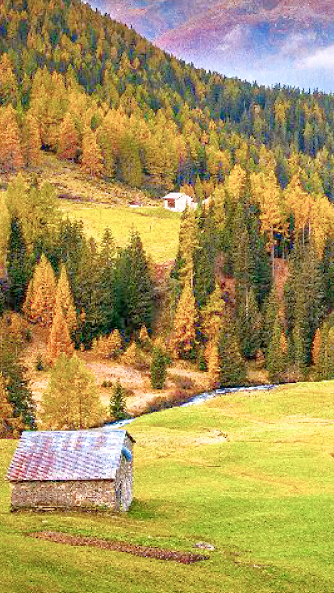 大自然美景#非常向往这样的生活,采菊东篱下,悠然见南山!