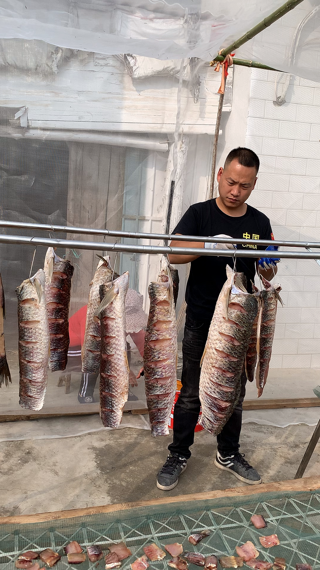 迷惑行为大赏#晒腊鱼