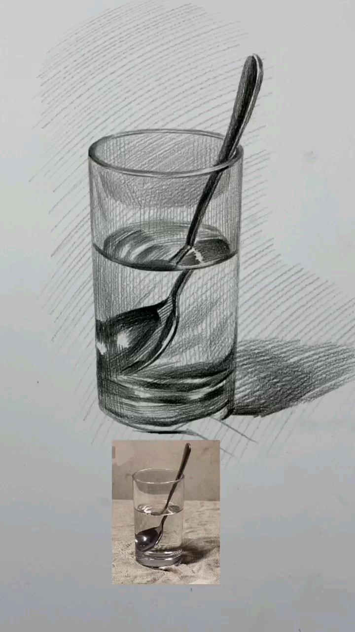 水杯的画法素描图片图片