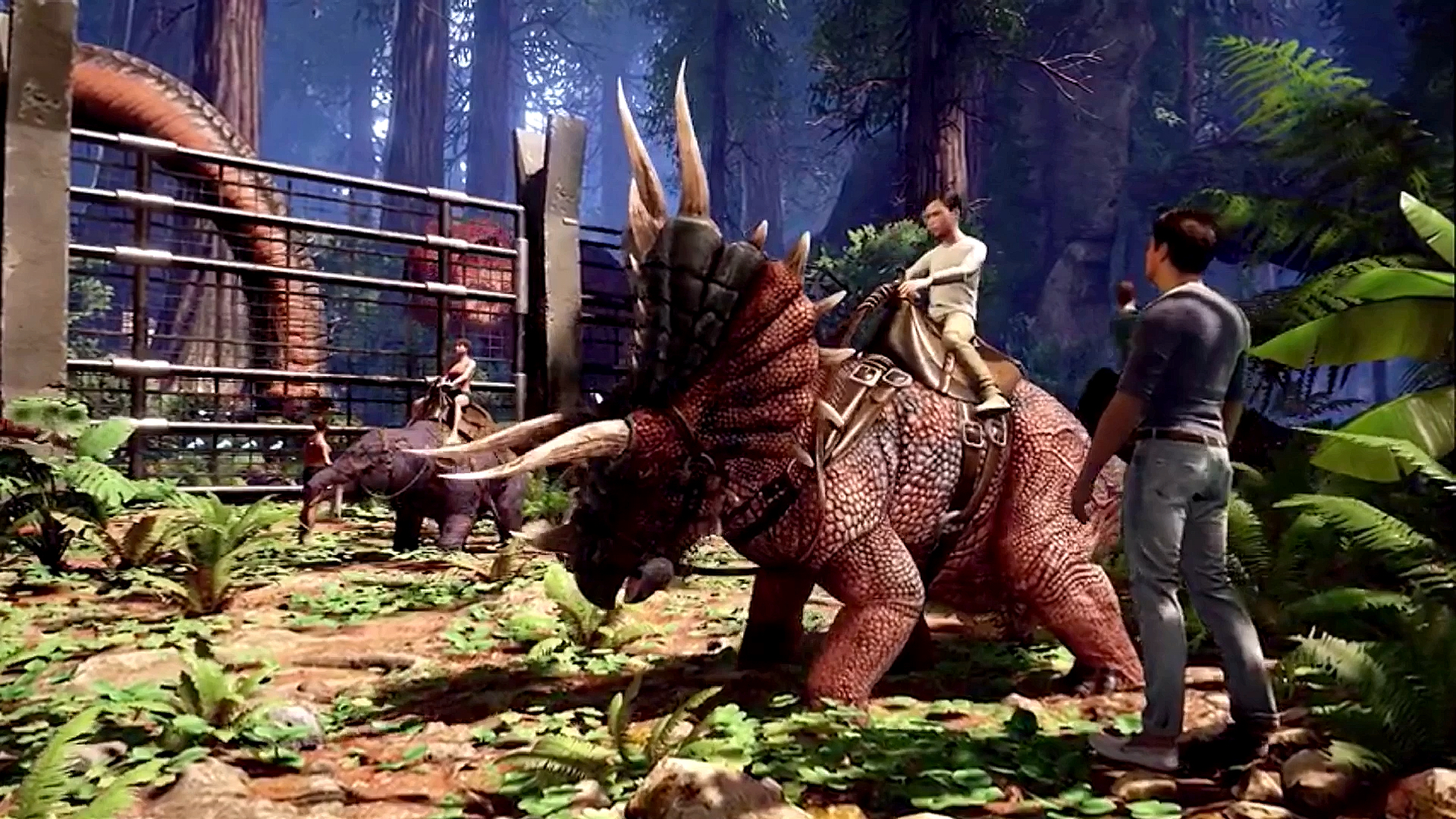 vr游戏#520vr游戏《方舟公园》带你走进恐龙世界,近距离接触远古恐龙