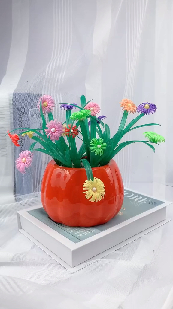 手工制作#吸管也能做出那么漂亮的花唷