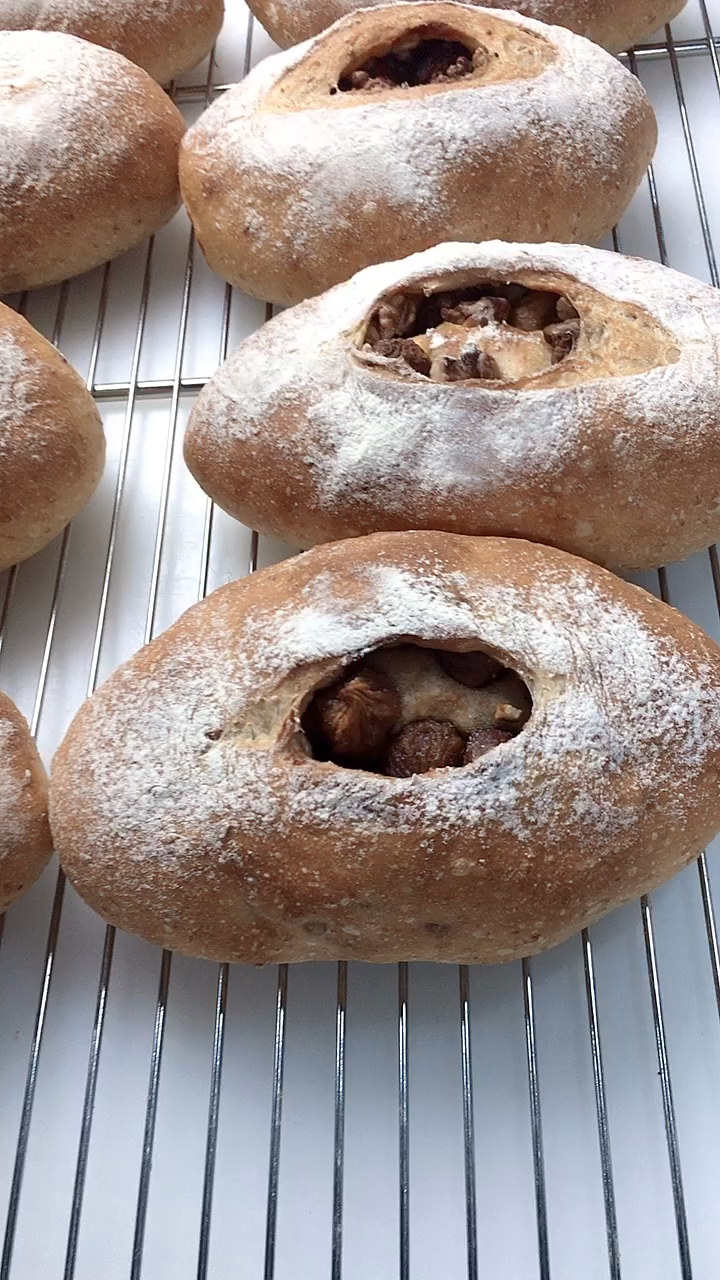 神颜福利社#无花果面包