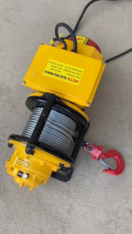 电动葫芦#快速小金刚可悬挂可坐地使用电压220v载重四百八百公斤钢丝