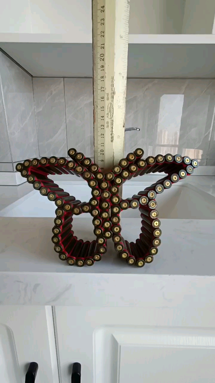 弹壳工艺品(本人靶场捡的壳,业余编织,有多种壳和挖的头)