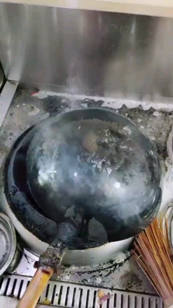 开锅#锅灰特别多大厨来教你