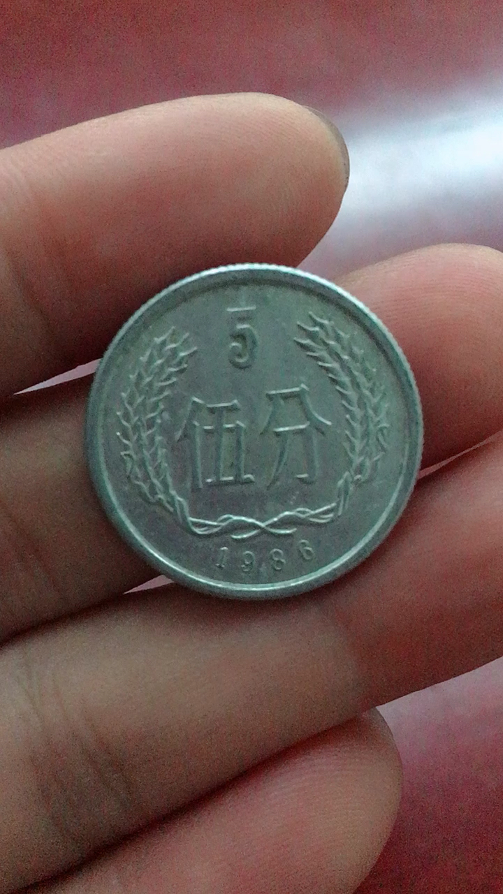 音为有你#1986年5分麦穗硬币