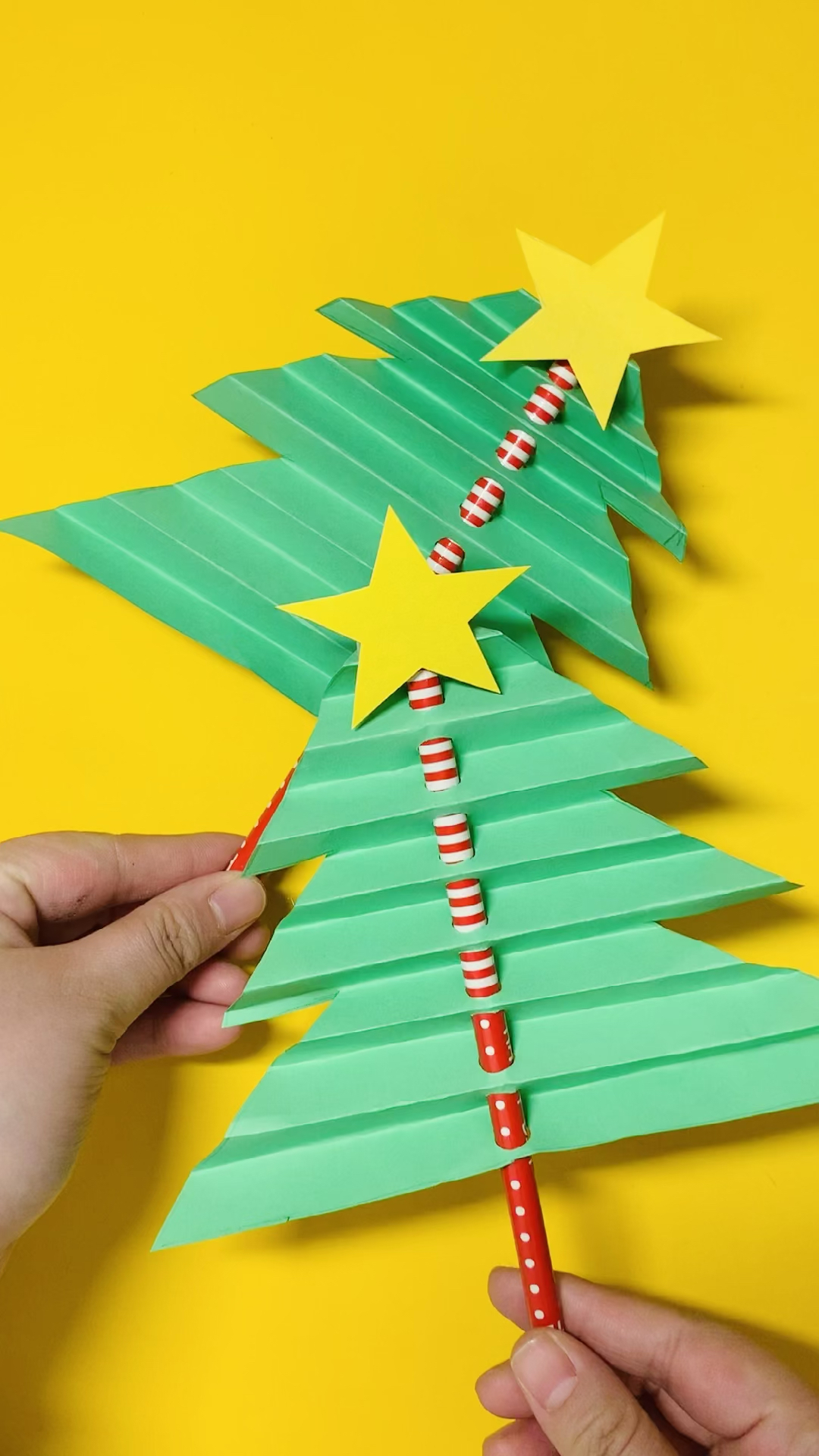 手工制作#圣诞树幼儿园手工